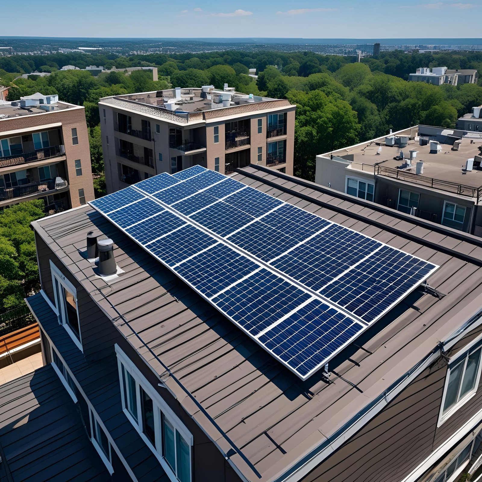 Residential Hybrid Solar System with Battery Backup for Villa