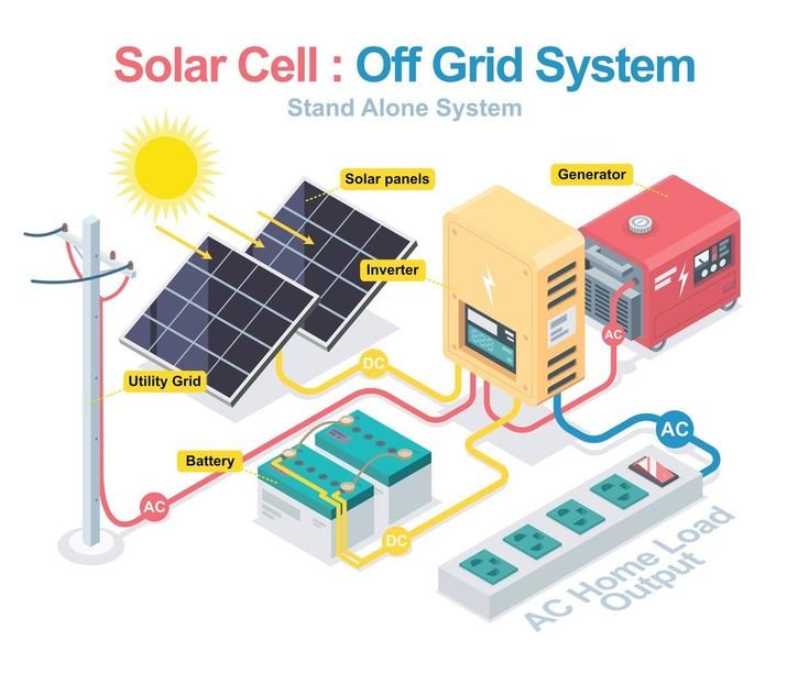 Off-Grid Solar System Diagram